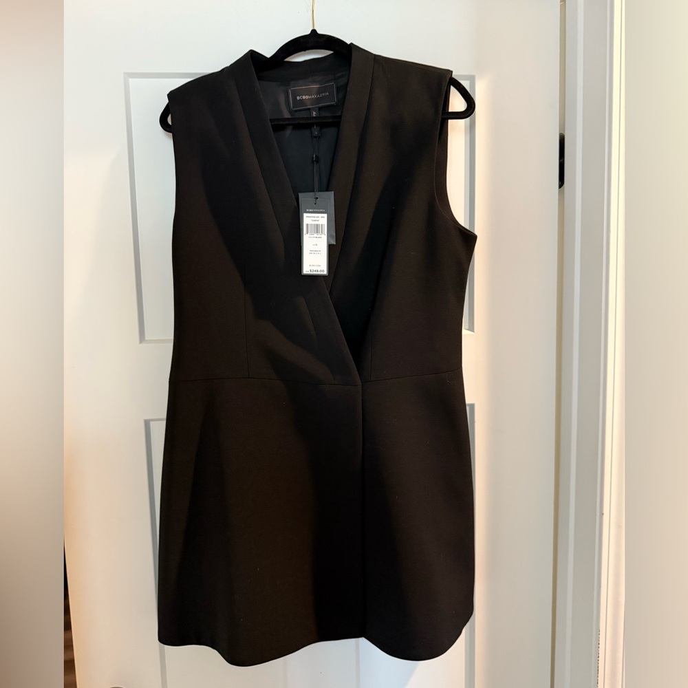 Bcbg max azira v neck sleeveless dress - Picture 4 of 7